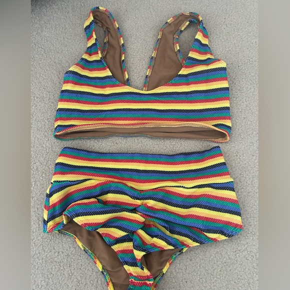 Montce swim colourful striped bikini - Picture 2 of 3